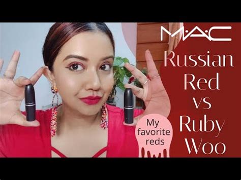 Mac Ruby Woo Vs Russian Red Best Red Lipsticks Of MAC Red