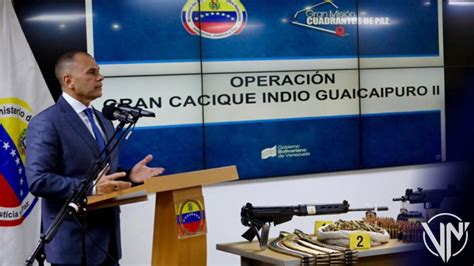 31 detenidos dejó Operación Cacique Indio Guaicaipuro II según último