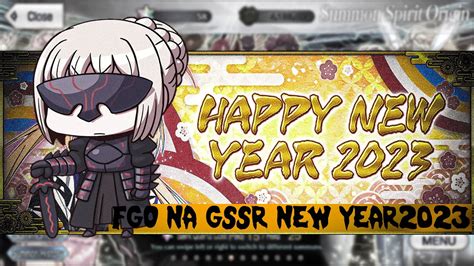 FGO NA GSSR SUMMON NEW YEAR 2023 YouTube