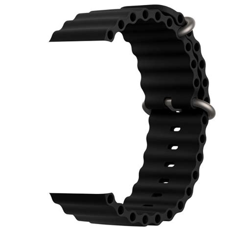 42/44/45/49mm Ocean Style Silicone Watch Strap for Apple Watch - Jet ...