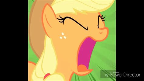 Applejack Screaming At Dhx Media Characters Youtube