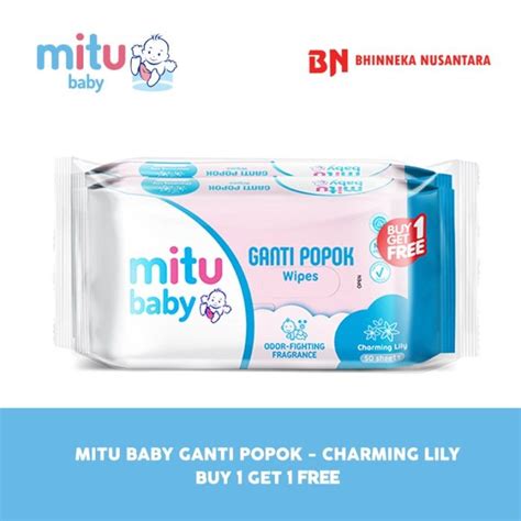 Mitu Baby Ganti Popok Tissue Basah 50 Sheets Lazada Indonesia