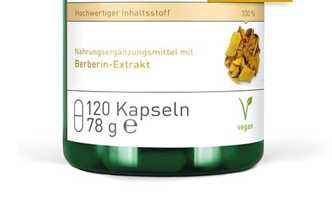 LifeWize Berberin Extrakt 120 Kapseln Hochdosiert 506mg Berberine