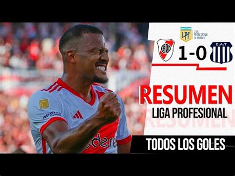 River Vs Talleres 1 0 Resumen Video Y Gol Del Partido Por La Liga