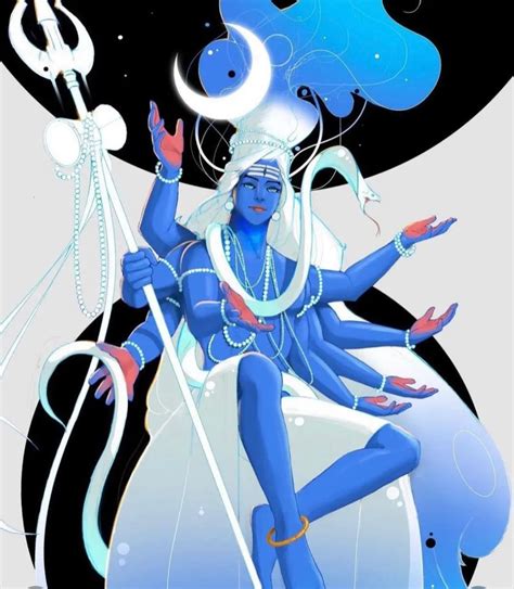 Shiva Art Shiva Shakti Indian Gods Indian Art Shiv Ji Anime Girl