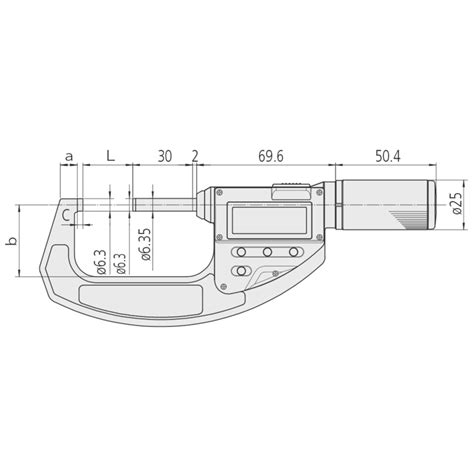 Mitutoyo 293 676 20 Digimatic Absolute Micrometer Quickmike 0 30mm 0