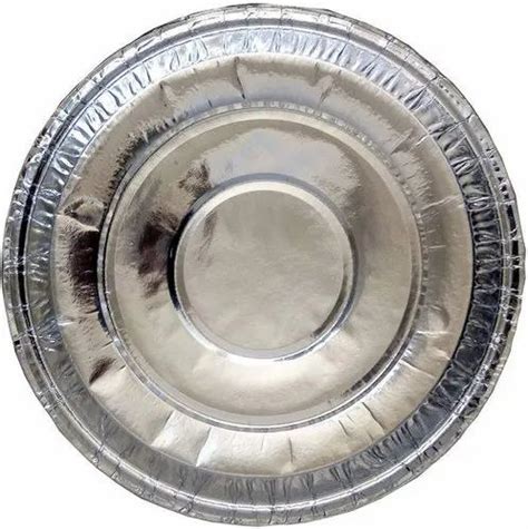 6 Inch Silver Foil Paper Plate Packaging Type Packet At Rs 20 Piece