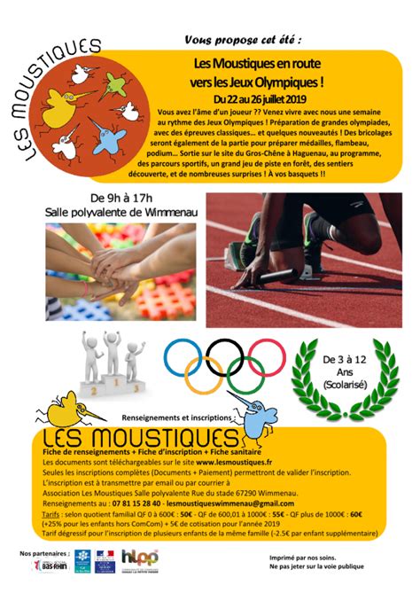 Accueil De Loisirs Juillet Les Moustiques
