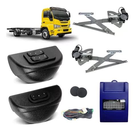 Kit Vidro Elétrico Sensorizado Iveco Vertis 12v Parcelamento sem juros