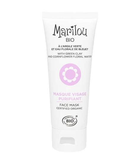 Masque Visage Purifiant Argile Verte Marilou Bio