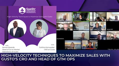 High Velocity Techniques To Maximize Saas Sales With Gusto