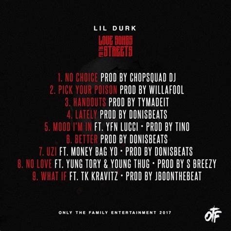 New Mixtape Lil Durk Love Songs For The Streets