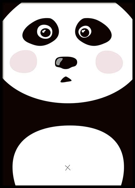 Affiche Avec Panda Pour Chambre D Enfants