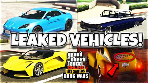 All Upcoming Dripfeed Vehicles Gta Online Drug Wars Dlc Youtube