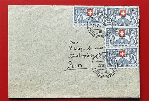 PRO PATRIA 51 ORTS WERBE K STEMPEL REUTI HASLIBERG BERN 1951 Kaufen