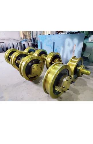 L Block Eot Crane Wheel Assembly For Overhead Cranes Steel At Best