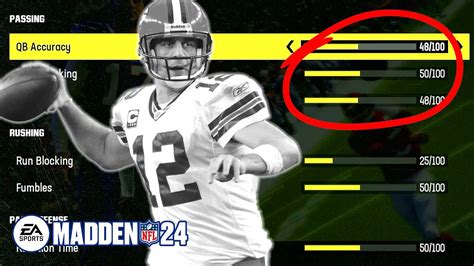 REALISTIC Slider Settings For Madden 24 YouTube