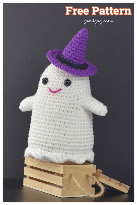 Friendly Halloween Ghost Free Crochet Pattern Cool Creativities