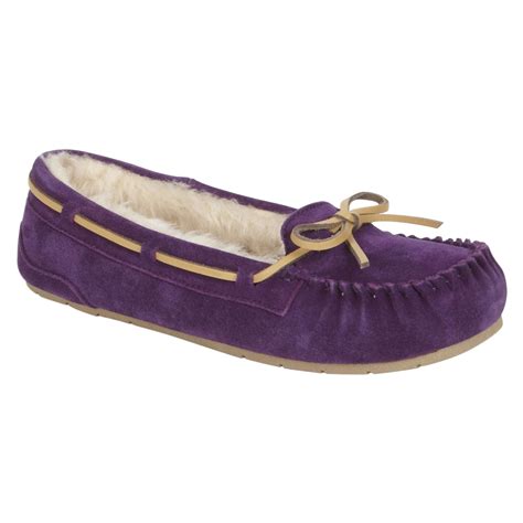 Purple Moxie Moccasin Slipper Comfy Like A Queen At Sears