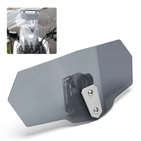 Motocicleta Pantalla De Parabrisas Extensi N Spoiler Deflector De