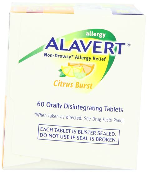 Alavert Allergy Hour Relief Citrust Burst Flavor Orally