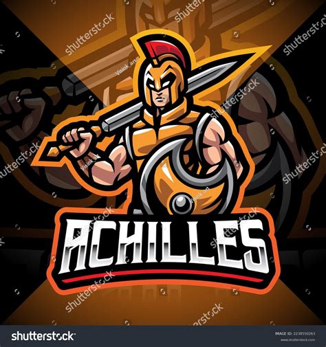 Illustration Achilles Greek Mascot Esport Logo Stock Illustration 2238550263 | Shutterstock