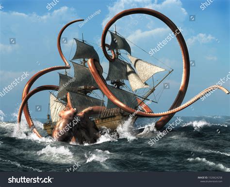 167 Mythology Beasts Kraken Images Stock Photos 3d Objects And Vectors