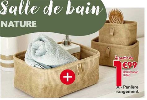 Promo Panière Rangement chez GiFi iCatalogue fr