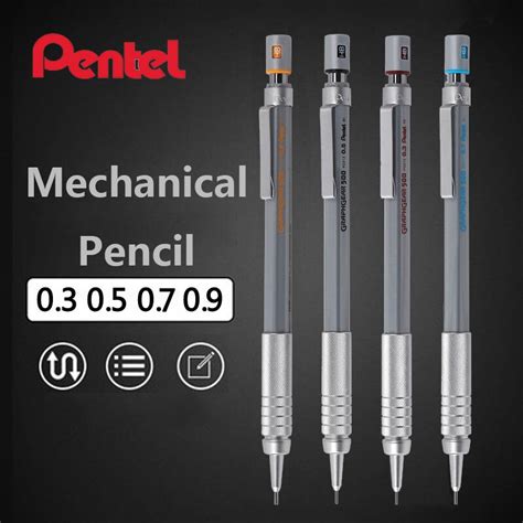 Pentel Metal Movable L Pis Mec Nico Desenho Esbo O N O F Cil De Quebrar