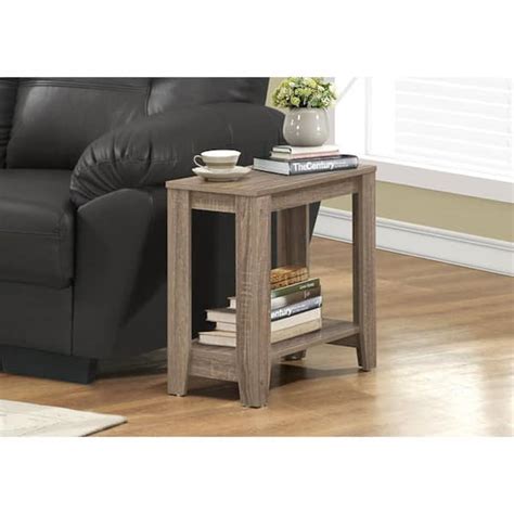 Monarch Specialties Dark Taupe End Table I 3115 The Home Depot