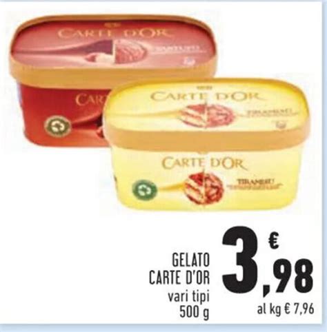 GELATO CARTE D OR Vari Tipi 500 G Offerta Di Conad Superstore