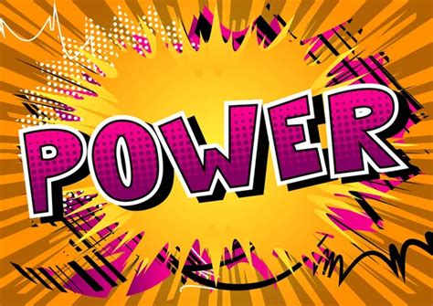 Amazing Power Comic Book Style Word Stock Vector By Noravector