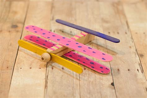 Airplane Craft Popsicle Sticks