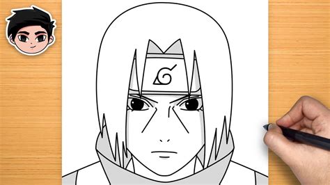 How To Draw Itachi Face How To Draw Itachi Uchiha From Naruto