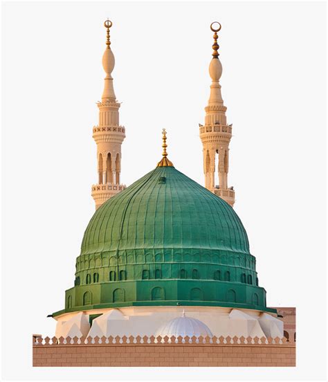 Madina Shareef With No Background Two Minar Al Masjid Al Nabawi Hd