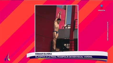 Osmar Olvera Califica A La Final De Trampol N De Metros En Los