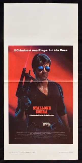 Affiche Cobra Sylvester Stallone Brigitte Nilsen Rocky Rambo B Eur