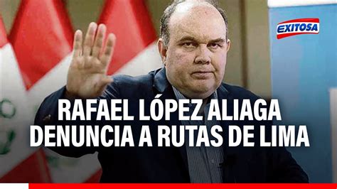 🔴🔵rafael López Aliaga Denunció A Rutas De Lima Por Desacato A La