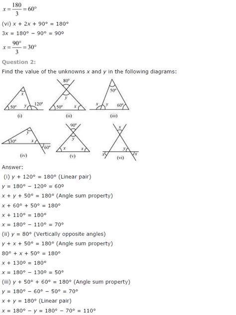 Ncert Solutions For Class 7 Maths Chapter 6 The Triangle And Its