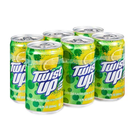 Great Value Twist Up Lemon Line Soda Fl Oz Pack Cans Walmart