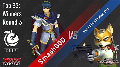 Eden Smashg D Marth Vs Vws Professor Pro Fox Ssbm Top