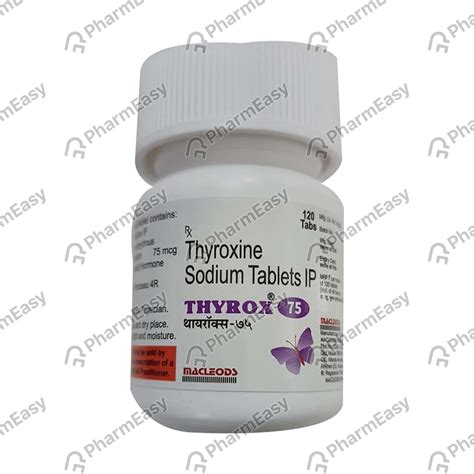 Thyrox 75 Mcg Tablet 30 Uses Side Effects Price And Dosage Pharmeasy