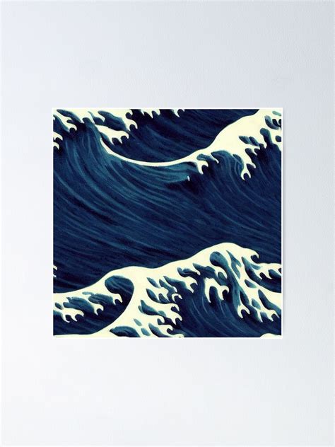 "Endless Waves VI, Aesthetic Print" Poster for Sale by CreAItiveDesign ...