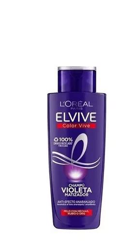 Elvive Loréal Shampoo Violeta Matizador 200 Ml Cuotas sin interés