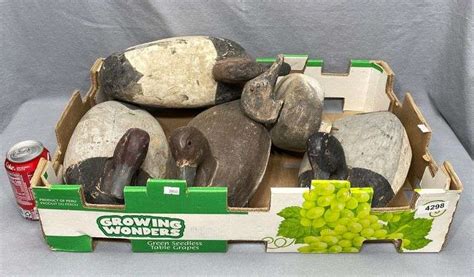 5 Vintage Working Duck Decoys Dixon S Auction At Crumpton