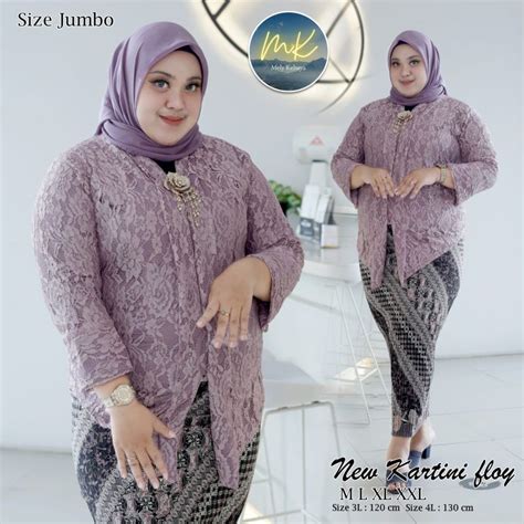 Jual Indahkebaya Setelan Kebaya Floy Kartini Jumbo Ld Kebaya