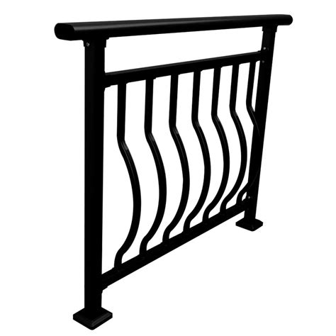 Curved Wrought Iron Steel Balcony Railing Stair Handrails China