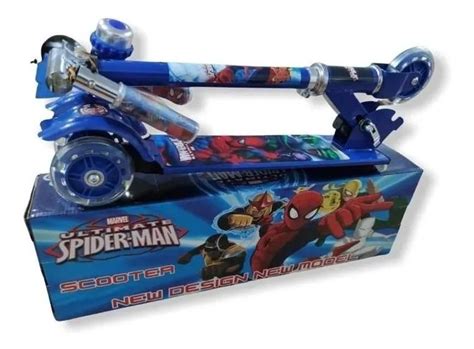 Patinete Infantil Ferro Homem Aranha 3 Rodas Patinete Infantil 3