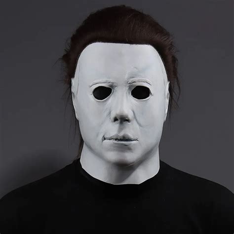 1978 Halloween Michael Myers M Scara De Capacete De L Tex Cosplay