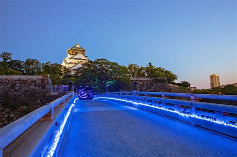 Premium Photo Osaka Japan May 24 2019 Osaka Castle Night